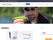 Tablet Screenshot of phoenix-fishing.com